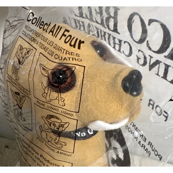 Taco Bell Talking Chihuahua Plush Toy In Original Packaging & Receipt Free Tacos - Picture 6 of 7